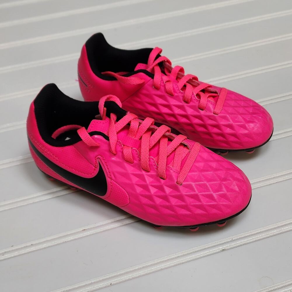 Nike Tiempo Legend 8 Youth Soccer Cleats Size 12 Kids Pink